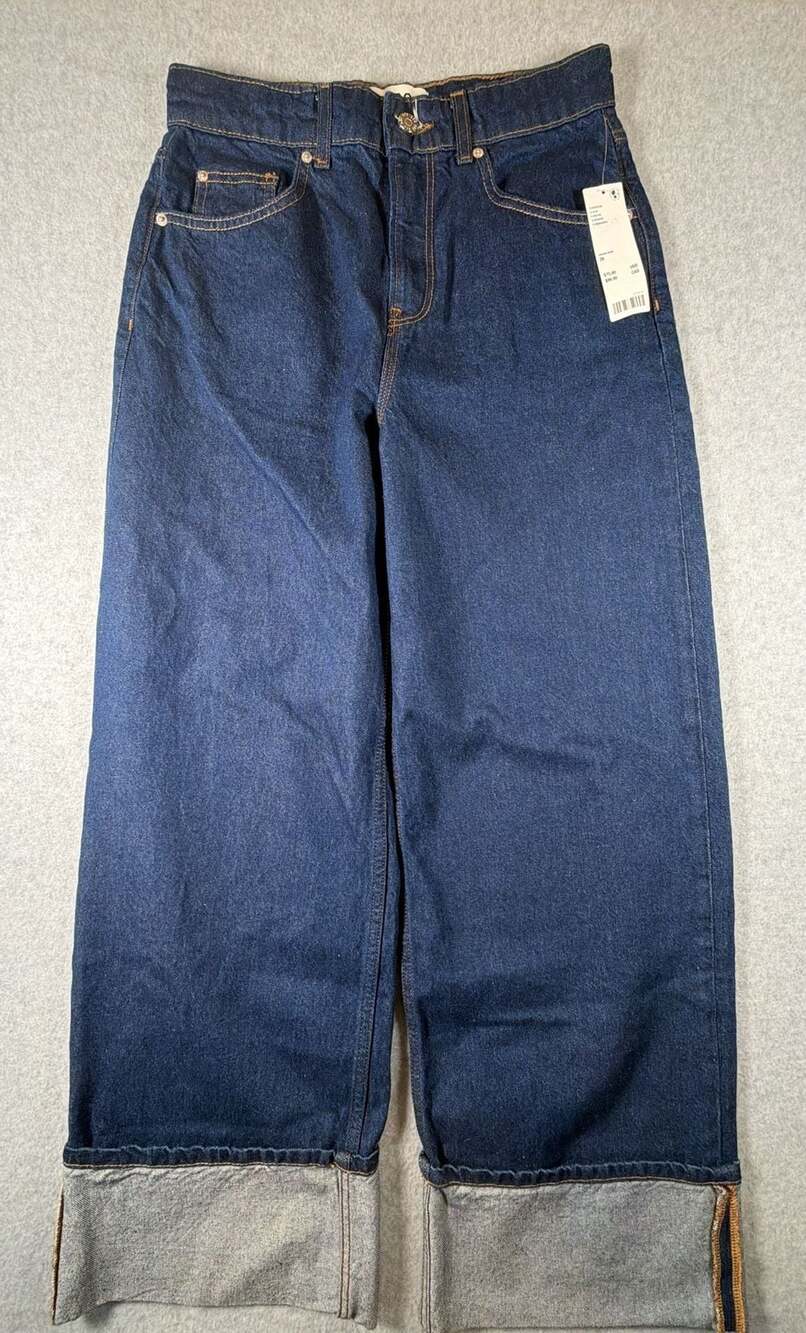 BDG Urban Outfitters Wide Leg Cuff Jeans - Picture 2 of 10